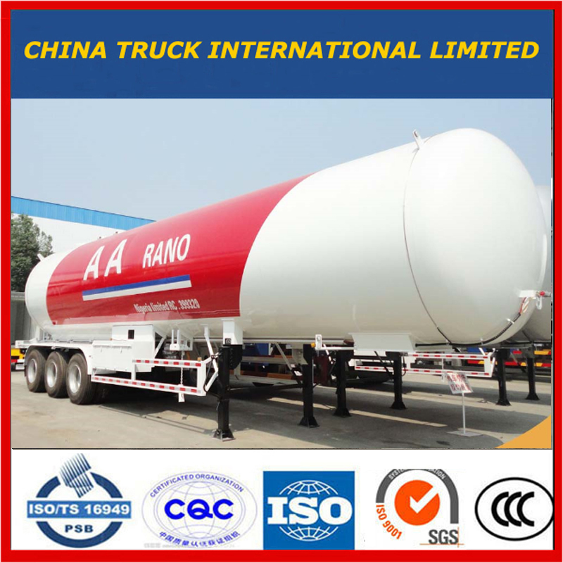 ASME Standard 60cbm / 30 тон LPG / пропан / съхранение на бутан / ремарке за готвене на газ