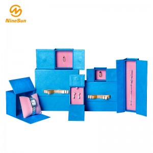 Персонализирано лого отпечатано луксозна панта за бижута на едро, кутия за сватбен пръстен