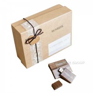 Кутия с крафт хартия U по поръчка