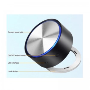 Кука мини пречиствател за въздух Hepa за въздух с галванични повърхности и шпиндел