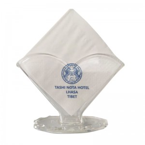 Художествен дизайн по поръчка отпечатана хартия бяла салфетка