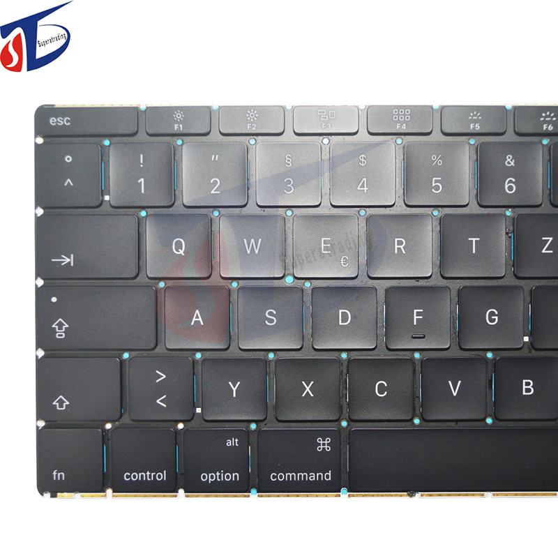 Замяна A1534 немска клавиатура без подсветка за Apple MacBook Retina 12 '' A1534 2015 Клавиатура