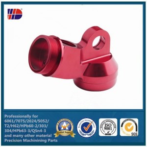 Китай cnc обработка фабрика прецизно фрезоване струговане услуга по поръчка алуминиева част с анодизирана