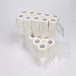 Необелен бамбуков мек тоалетен ролков тоалетна хартия с тоалетна / тоалетна ролка с хартия