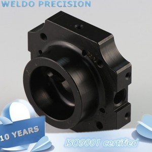 Персонализирани машини за рязане с CNC алуминиева част с анодизиран пясъчен пясък