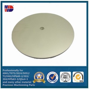 cnc фабрика Персонализирани централни машини с ЦПУ, алуминиеви части с пясъкоструен анодизиран