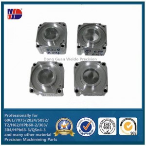 прецизно струговане с фрезоване с фалшиво струговане фабрично Персонализирани метални части за перална машина с ЦПУ