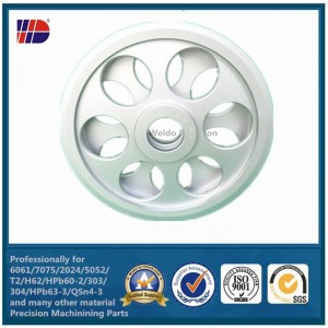 прецизно струговане с фрезоване с фалшиво струговане фабрично Персонализирани метални части за перална машина с ЦПУ