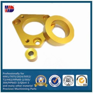 Фрезоване на медни стругови продукти с висока точност с CNC обработка