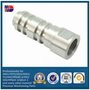 неръждаема стомана, алуминиев метал Прецизни стругови обработващи части с ЦПУ