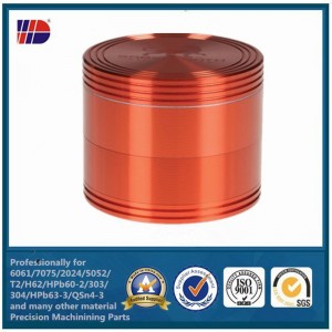 Големи високоточни медицински обработващи алуминиеви части с анод