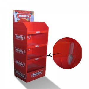 луксозен цветен печат по поръчка, изскачащ дисплей от гофриран картон