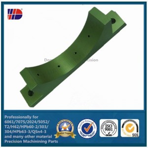 OEM Цвят анодизиран алуминий6103 CNC технология за обработка с ЦПУ