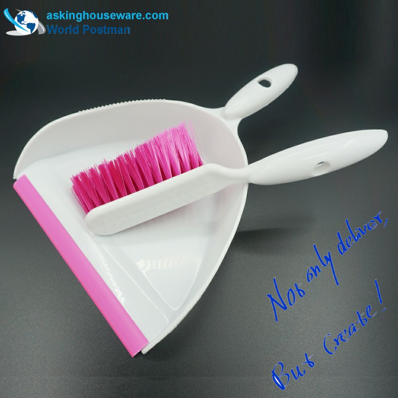 Метла за четка Akbrand Dustpan с по-широк вход и PVC линия