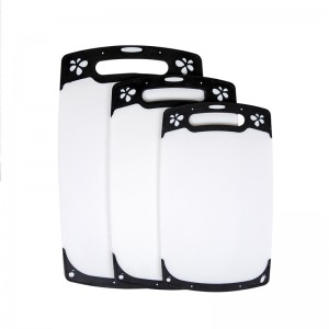 Уникален дизайн против подхлъзване на множество размери Пластмасов комплект кухненски дъски