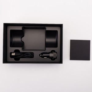 Автомобилен пречиствател на въздух USB захранван с интелигентна функция за откриване на качеството на въздуха за премахване на фо...