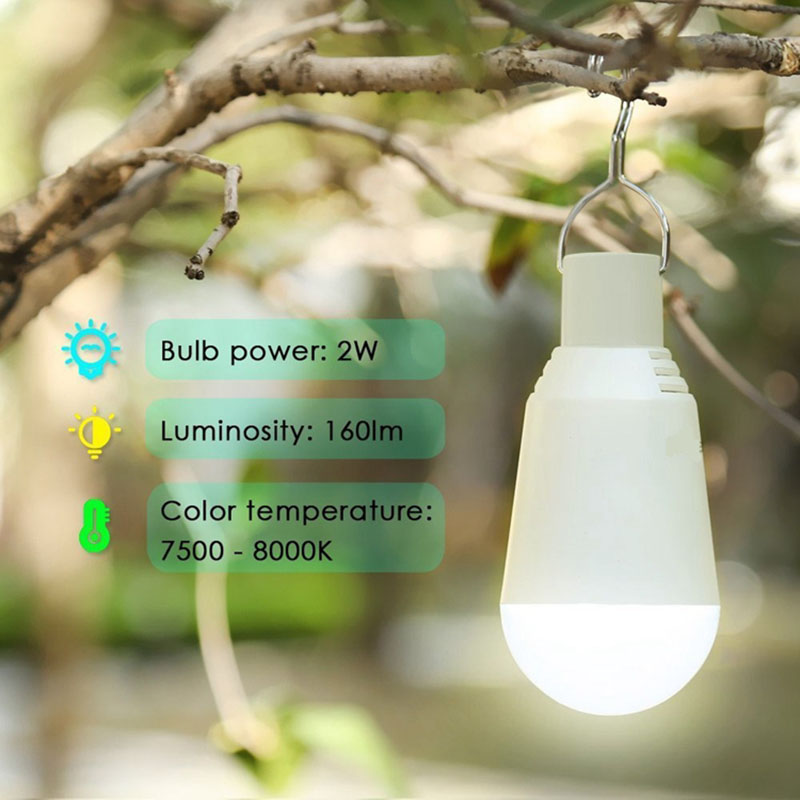 Слънчева LED крушка