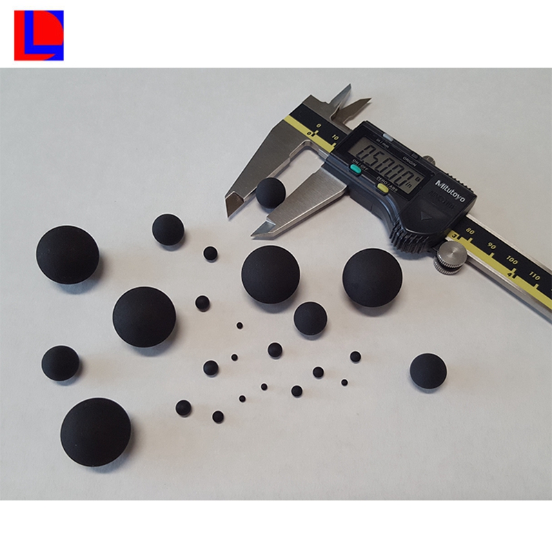 Персонализирана черна плътна гумена топка EPDM SBR NBR