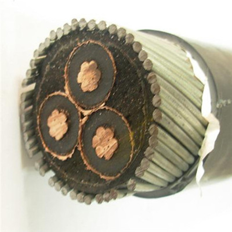 240sq.mm 3 Core STA / SWA брониран захранващ кабел IEC60502-2, ICEA S-93-639, ICEA S-94-649, BS 6622