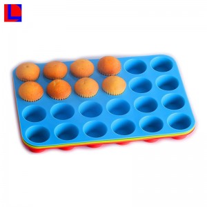 Висококачествени силиконови форми за кекс, произведени чрез инжекционна форма от машина за гумено формоване
