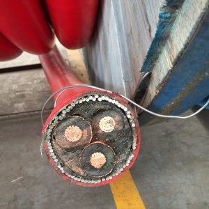 Многоядрен многоядрен брониран кабел със STA / SWA брониран