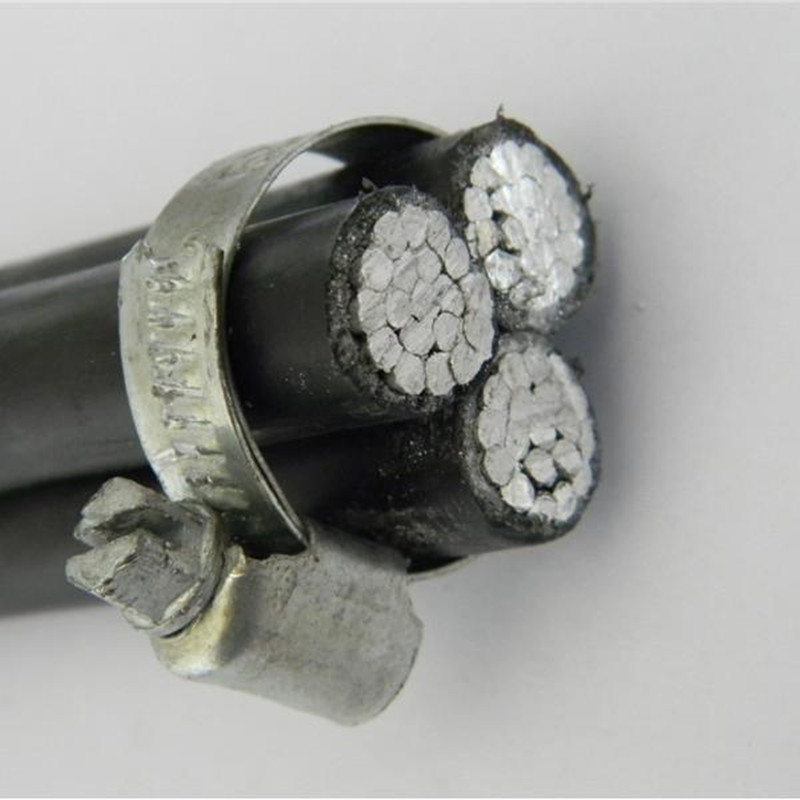 0.6 / 1kv двустранен кабел триплексен кабел Алуминиев ABC въздушен кабел