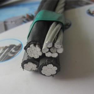 ABC кабелни производители алуминиев многожилен 4-жилен abc усукан кабел