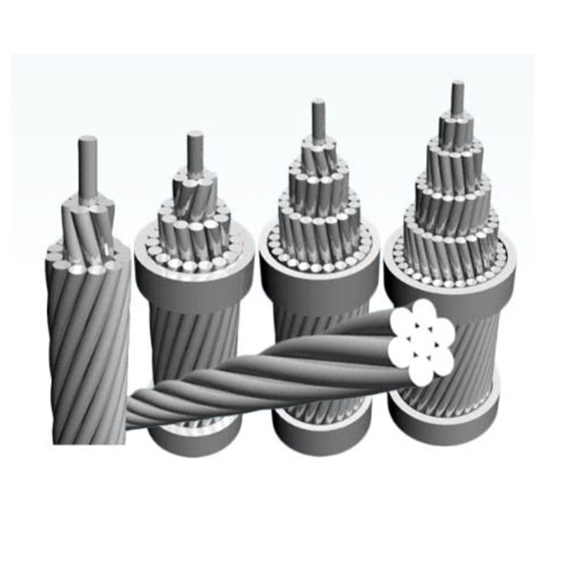 Стоманен подсилен гол проводник алуминиев проводник ACSR IEC61089, ASTM B-232, BS215