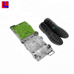 Гумено леене под налягане с форма на стелка, изработка на стелка