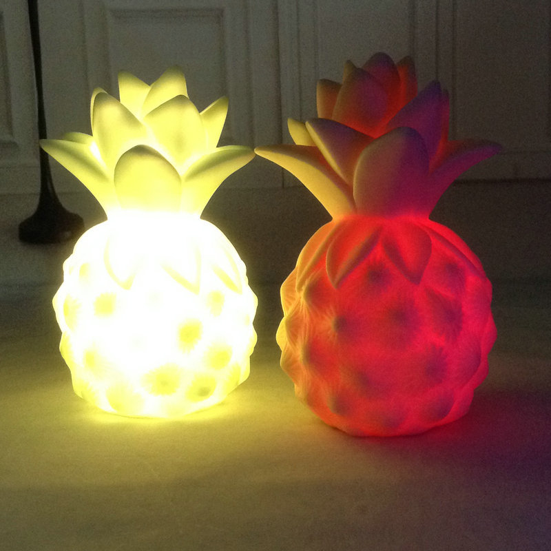 LED винил ананас игра реквизит LED нощна светлина маса спалня декоративни бебешки фарове детска осветителна играчка подарък