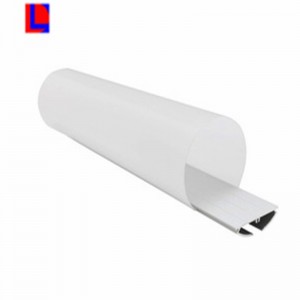 Канал за алуминиева светлинна лента с капак на обектива