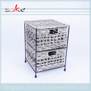 Устойчив PE ратан от ръчно изработено кошче за съхранение