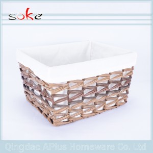 PE ратан изтъкани кошница за съхранение на играчки за съхранение