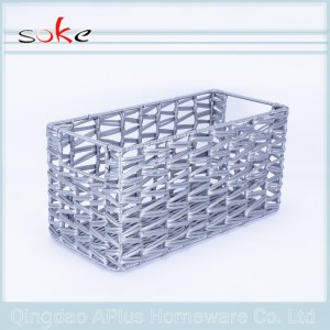 Начало контейнери PE кошница за съхранение от ратан