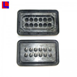 Персонализирано червено силиконово гумено уплътнение за електронно приложение