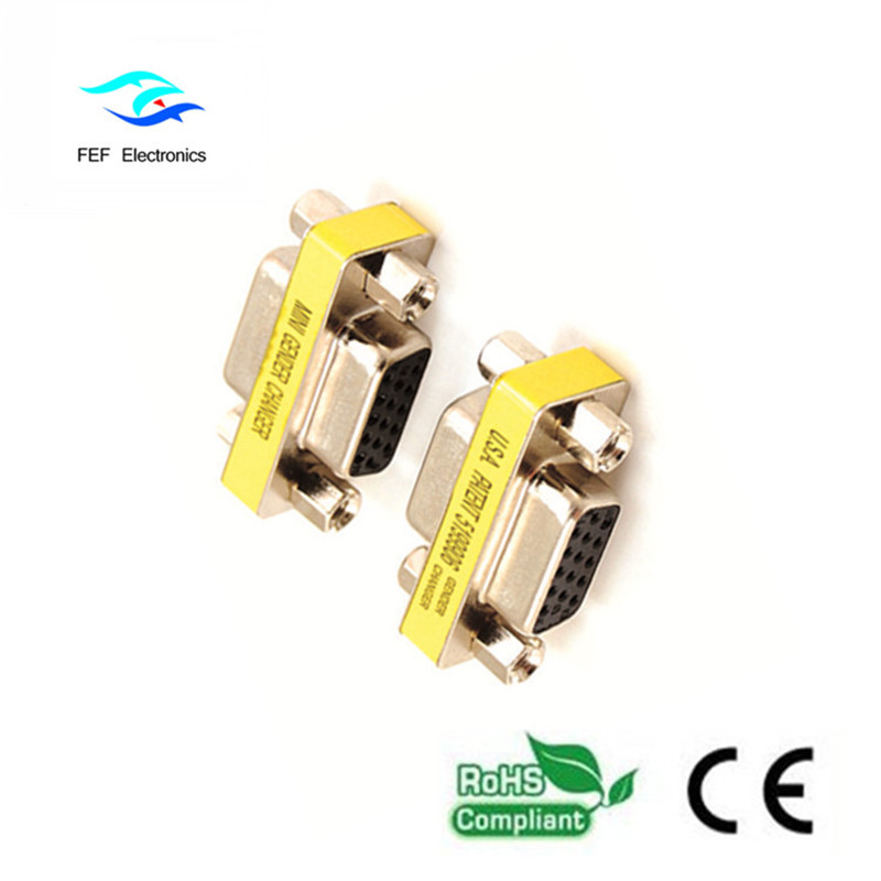 Мини DB15 VGA HD женски към женски адаптер / разклонител Код: FEF-V-007