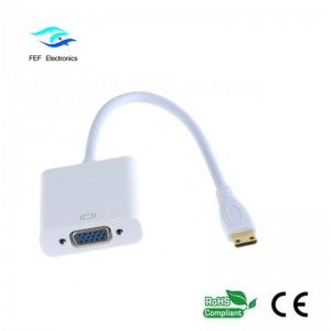 Мини HDMI мъжки към VGA женски конвертор: FEF-HIC-004