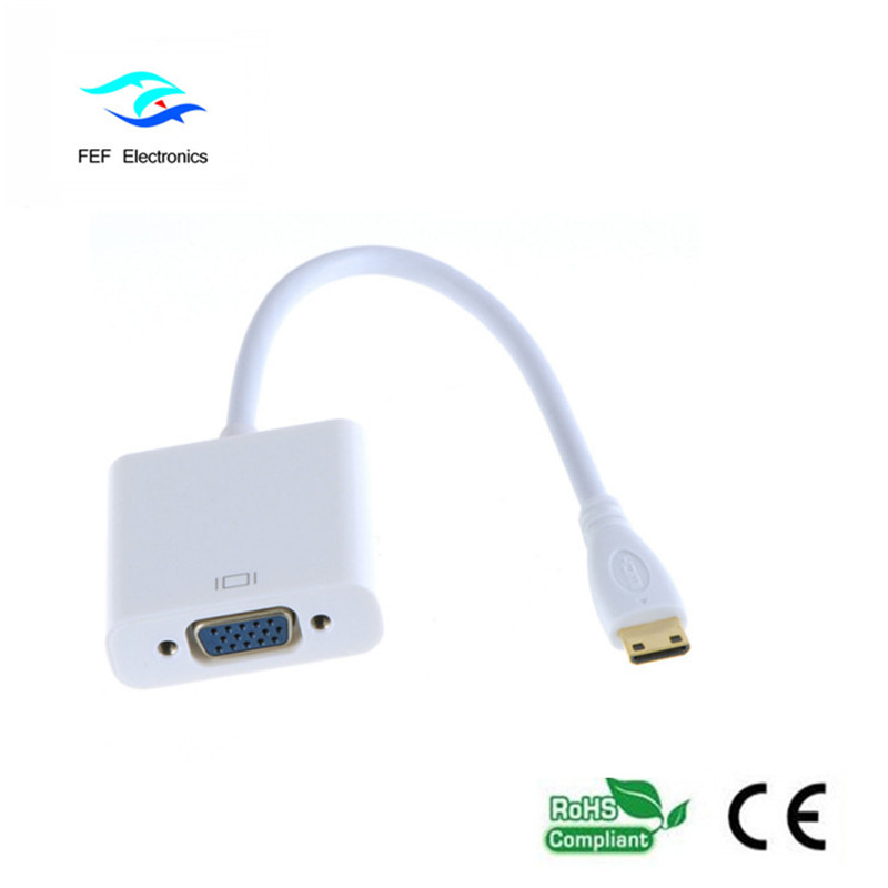 Мини HDMI мъжки към VGA женски конвертор: FEF-HIC-004