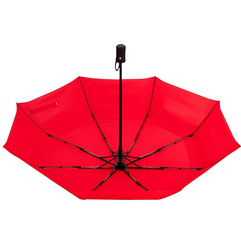 Двуслойни маркетингови артикули китайски чадъри автоматично отваряне и автоматично затваряне 3-кратен дъждовен чадър