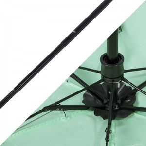 Метална рамка По-малък 5 сгъваем чадър за дъжд за дамски чадър