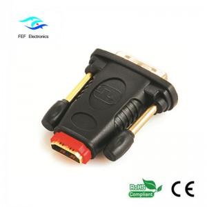 HDMI женски към DVI 24 + 1 мъжки адаптер Мъжко към женски конвертор: FEF-HD-006