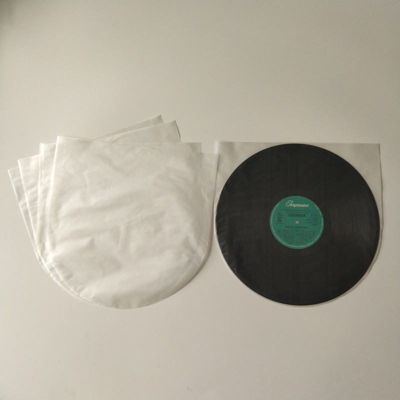 12 антистатичен кръгъл долен LP винилов вътрешен ръкав