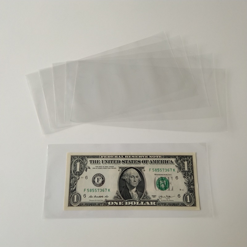 Делукс валутен ръкав с хартия за банкнота Забележка Пари ръкави