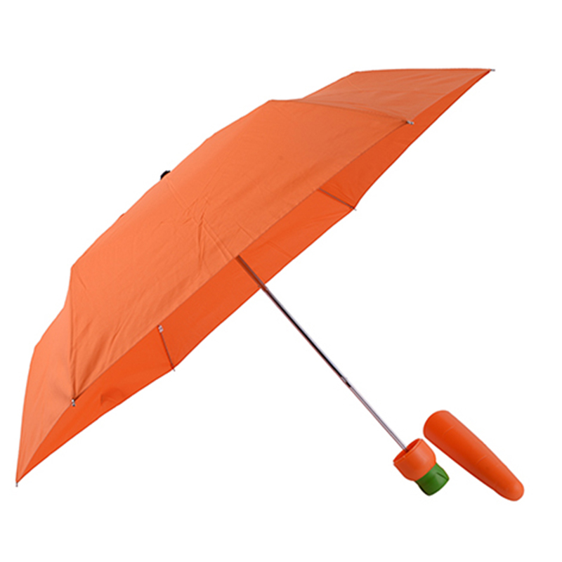 2019 Морков 3 сгъваеми зеленчуци специален потребителски чадър за дъжд