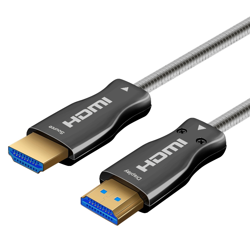 15m 49ft HDMI 2.0 18Gbps 4K 60Hz HDMI до HDMI кабел със позлатен оптичен кабел