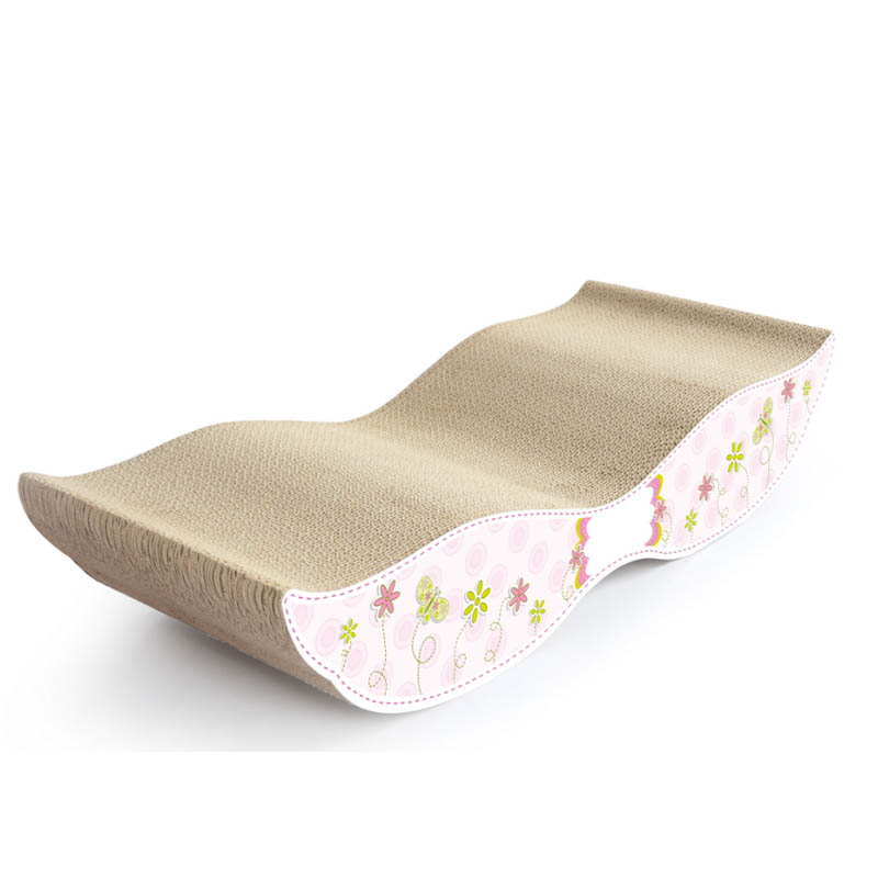 S форма Scratcher Bed велпапе от картон за котки за домашни любимци