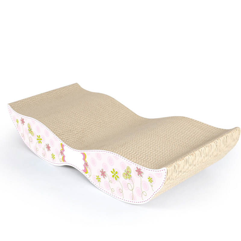 S форма Scratcher Bed велпапе от картон за котки за домашни любимци