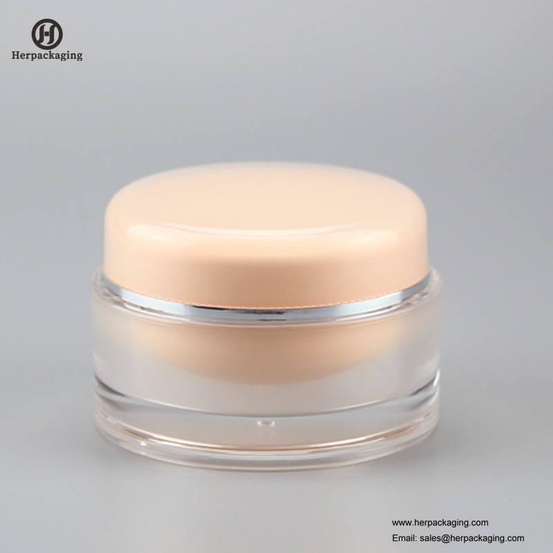 HXL213 луксозен кръг празен акрилен козметичен буркан