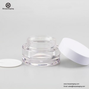 HXL237A луксозен кръг празен акрилен козметичен буркан