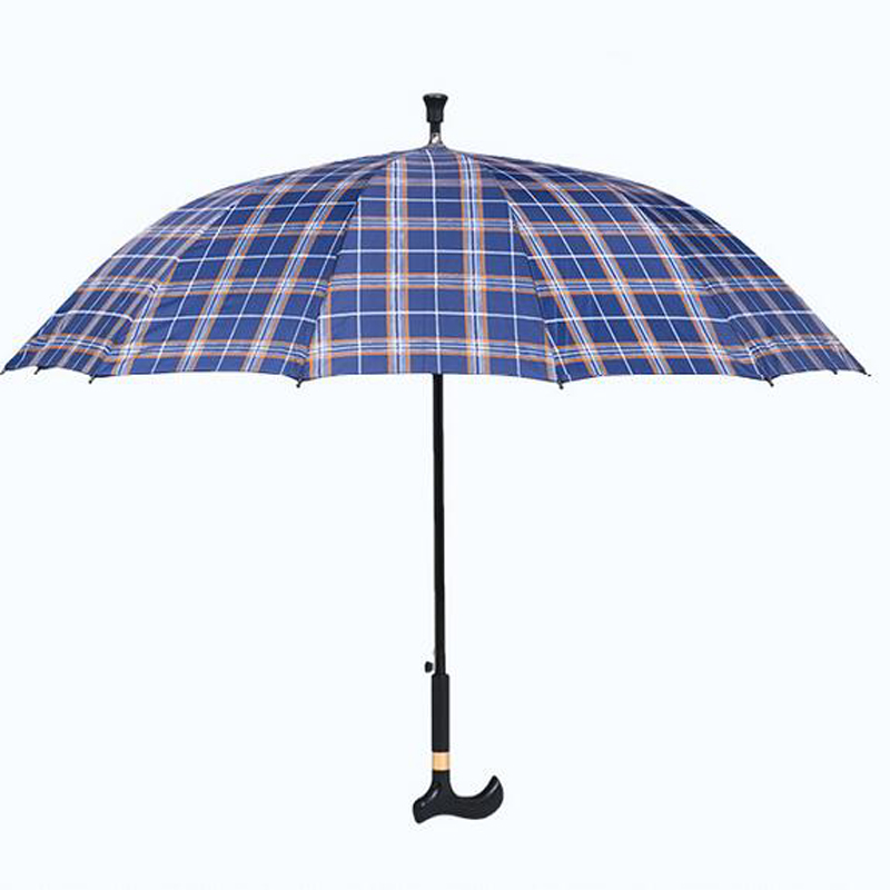 Висококачествен чадър за пешеходна патерица с печат с лого за дъжд